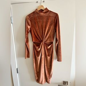Mink Pink Cocktail Dress (Velvet)